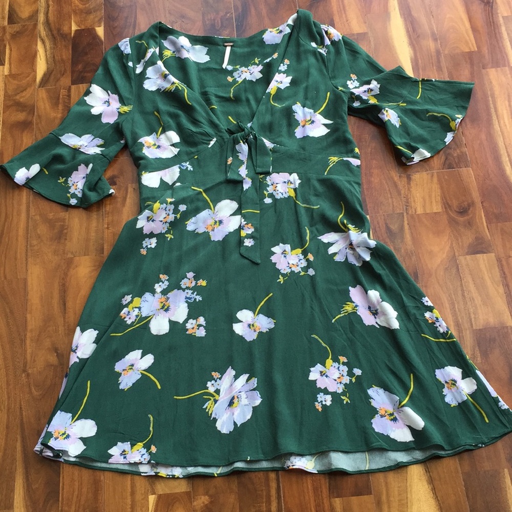 Free People Dress Green